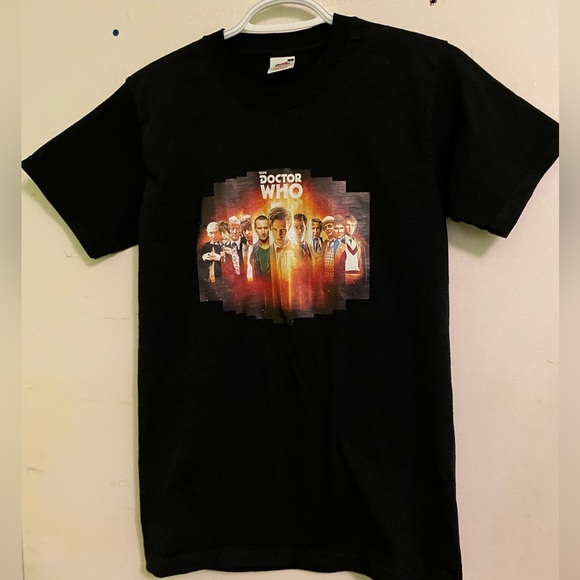 BNWOT Dr Who Black T-shirt - Picture 1 of 3